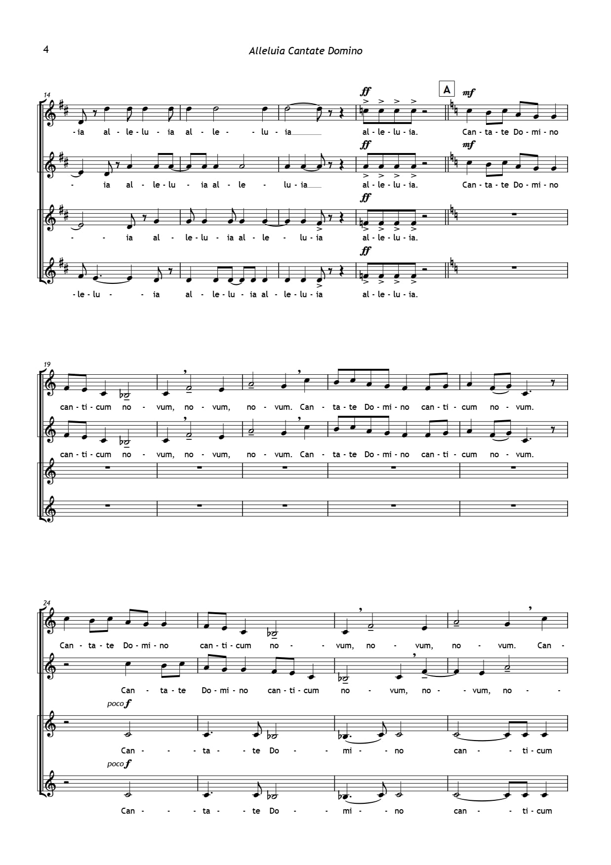 Hughes: Alleluia Cantate Domino - Image 3